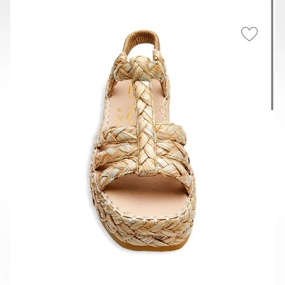 Matisse Tan Braided Platform Sandals - Picture 3 of 6